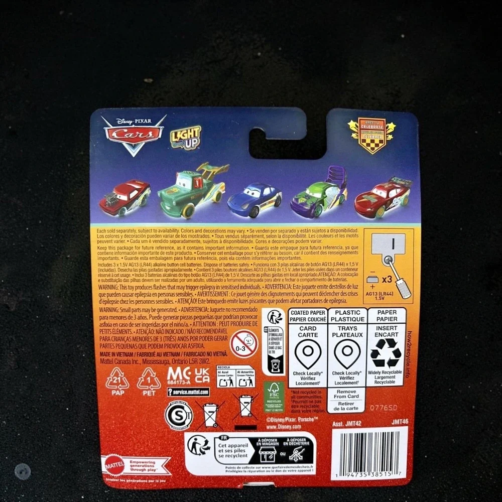 2026 DISNEY PIXAR CARS LIGHT UP RACE TO CELEBRATE SET OF 6 **NEW RELEASES**